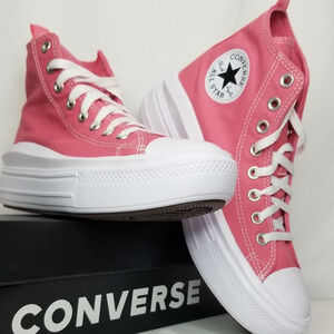 Converse Women's CTAS Move Platform Hi Top Sneakers Size 8 Sneaky Pink NWT